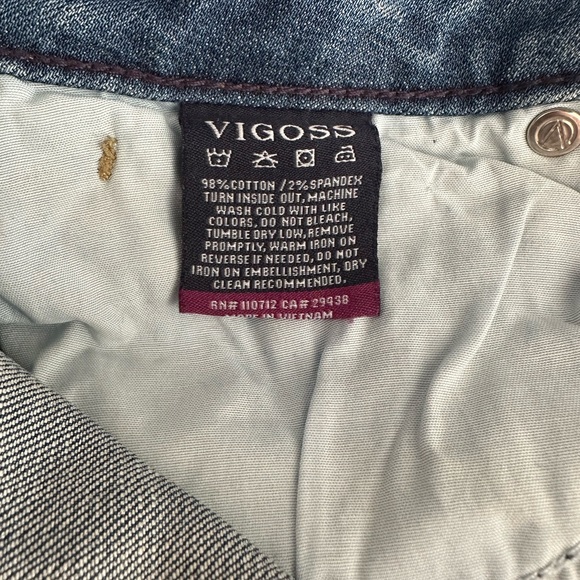 Distressed Blue Vigoss Jeans - Picture 5 of 5